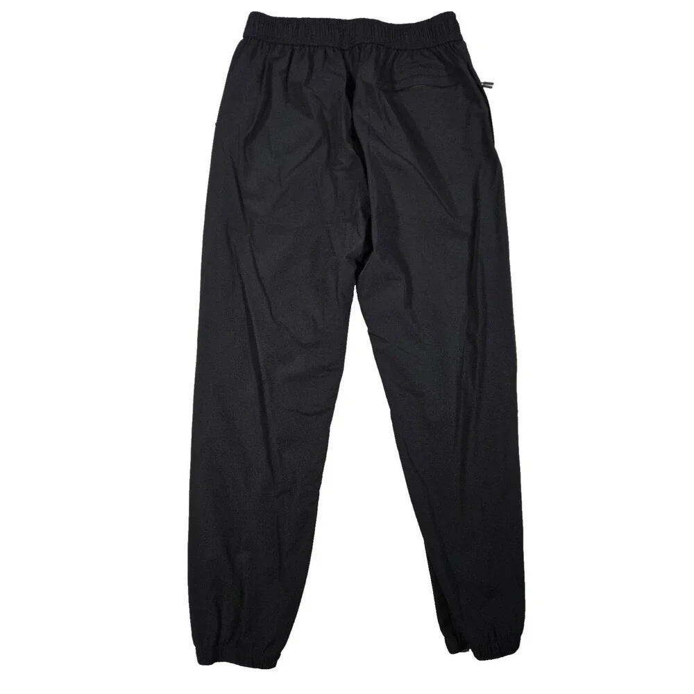 Mens The North Face Jogger Track Pants Black Elastic Waist Zip Pocket 27x28